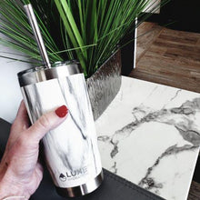 Load image into Gallery viewer, 20oz Insulated Stainless Steel Tumbler - Marble Swirl