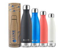 Load image into Gallery viewer, 17oz Insulated Stainless Steel Water Bottle - Caviar