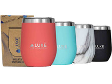 Load image into Gallery viewer, 12oz Insulated Stainless Steel Wine Tumbler - Coral