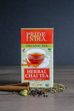 Load image into Gallery viewer, Organic Herbal Tulsi Chai Tea Bags (Caffeine Free)
