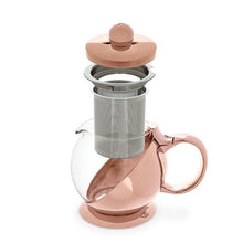 Load image into Gallery viewer, Shelby Rose Gold Wrapped Teapot by Pinky UP®