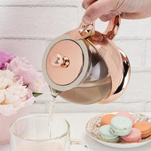 Load image into Gallery viewer, Shelby Rose Gold Wrapped Teapot by Pinky UP®