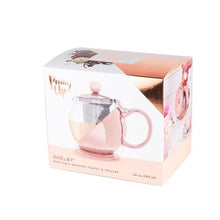 Load image into Gallery viewer, Shelby Rose Gold Wrapped Teapot by Pinky UP®
