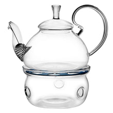 Load image into Gallery viewer, Elegant Glass Teapot + Warmer
