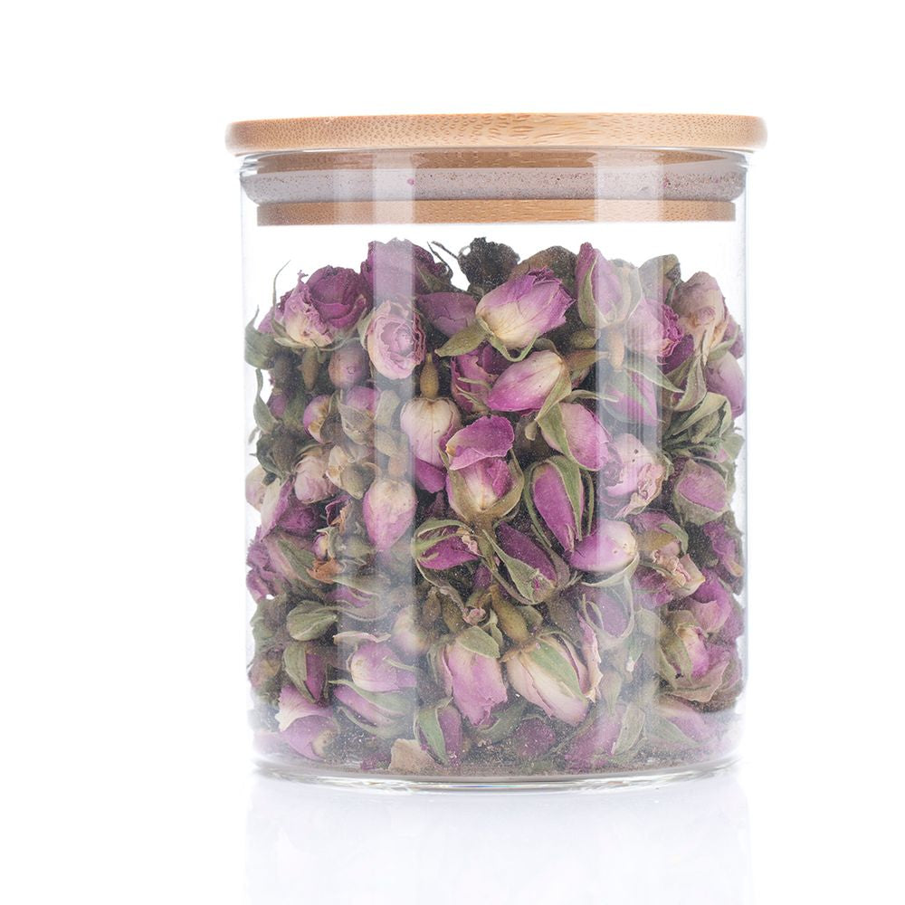 Renewing Rosebud: Floral Tisane (Glass jar)