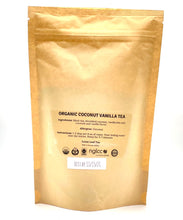 Load image into Gallery viewer, Kikos Organic Black Coconut Vanilla Tea 5 Oz
