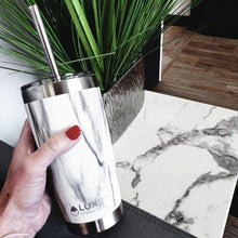 Load image into Gallery viewer, 20oz Insulated Stainless Steel Tumbler - Marble Swirl
