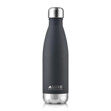Load image into Gallery viewer, 17oz Insulated Stainless Steel Water Bottle - Caviar

