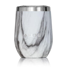 Load image into Gallery viewer, 12oz Insulated Stainless Steel Wine Tumbler - Marble Swirl
