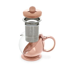 Load image into Gallery viewer, Shelby Rose Gold Wrapped Teapot by Pinky UP®
