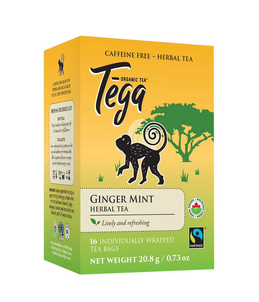 Organic Ginger Mint Herbal Tea