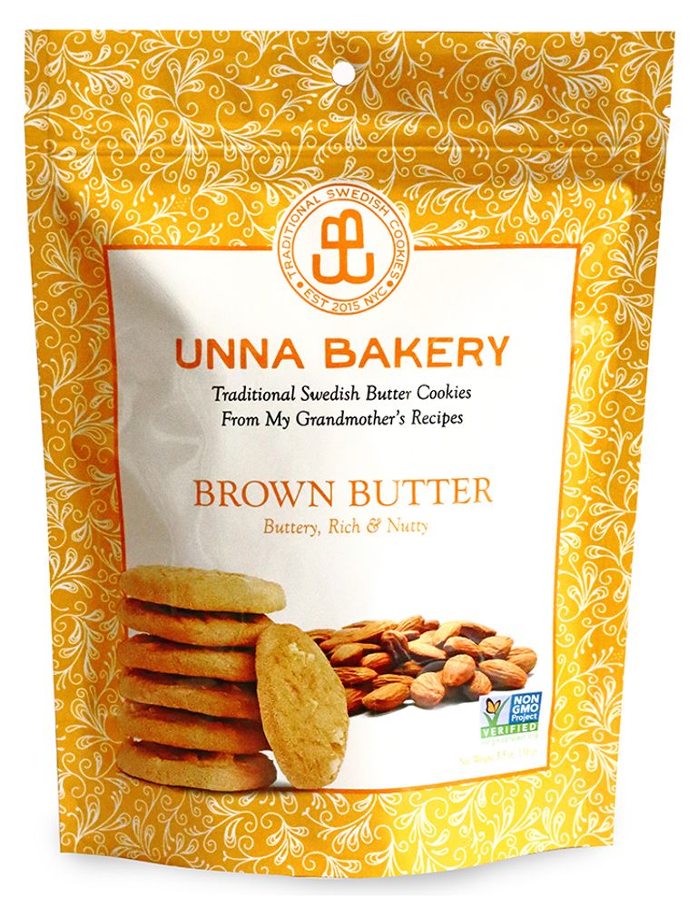 Brown Butter Cookies - 5.5oz Bag (1 case - 6 units)